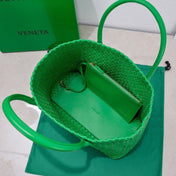 Large Cabat 45cm Green Lambskin Ghw