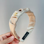 WHITE CREAM FABRIC HAIRBAND 925660