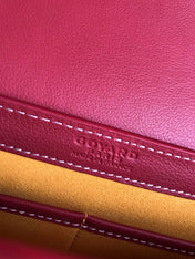 233 BAG 25 IN CLASSIC RED CALFKIN AND GOYARDINE CANVAS