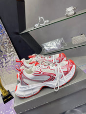 3XL SNEAKER IN RED MIX WHITE MESH AND POLYURETHANE