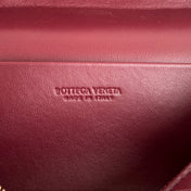 BANG BANG 22 VANITY CASE IN BURGUNDY RED CALFSKIN