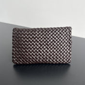 MINI COBBLE 20 BAG IN DARK BROWN LAMBSKIN