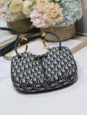 MINI 27 NOLITA BAG IN BLUE MONOGRAM OBLIQUE JACQUARD