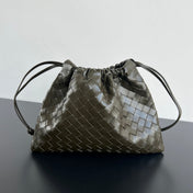 DUSTBAG MEDIUM 32 IN ARMY GREEN CALFSKIN