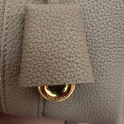 LOOM BAG 25 IN CEDAR BROWN CALFSKIN WITH GOLD HARDWARE