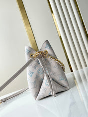 BELLA 22 IN BLUME PERFORATED CALFSKIN GOLD HARDWARE