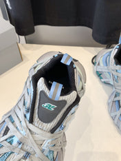 3XL EXTREME LACE SNEAKER GRAY AND LIGHT BLUE