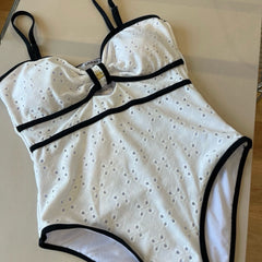 CC BIKINI SWIMSUIT SET IN WHITE 111538
