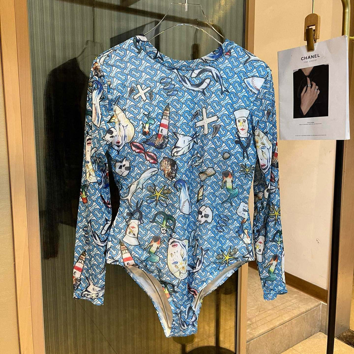 BURBERRY BIKINI 25S BODYSUIT IN 742619