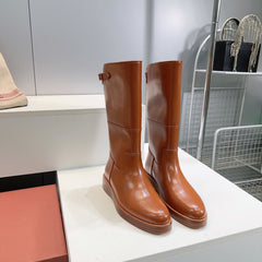 LP 25S LUPO BOOT IN BURNT ORANGE CALFSKIN