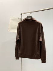 PRADA FLEECE JACKET WITH LAPEL STYLE 21