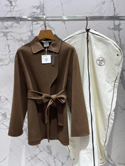 HERMES 25S MID-LENGTH CASHMERE COAT 286