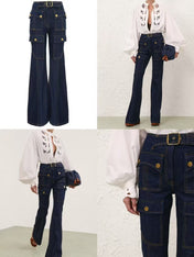 ZIMMERMANN 26S FLARED JEANS 311334