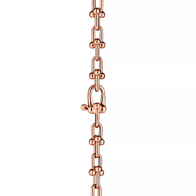 HARDWEAR MICRO LINK 44 MOTIF PINK GOLD BRACELET