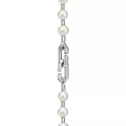 PEARL 7-8MM SILVER BRACELET