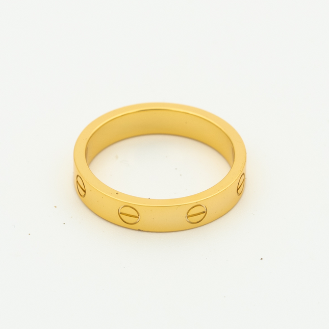 LOVE RING 4MM 1 DIAMOND