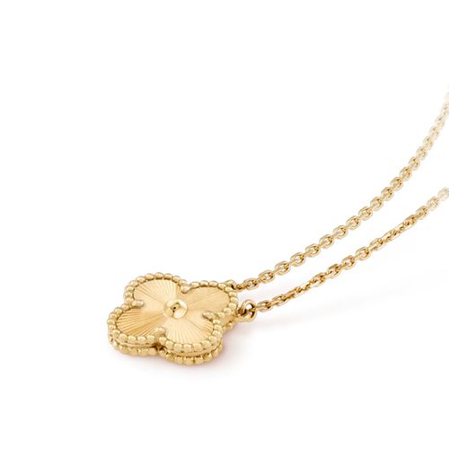 CLOVER MEDIUM GOLD NECKLACE