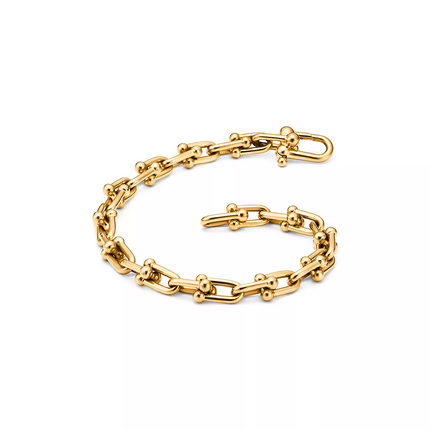 HARDWEAR SMALL LINK 26 MOTIF GOLD BRACELET