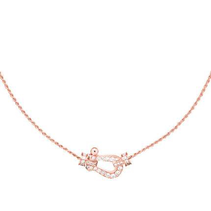 FORCE 10 PINK GOLD DIAMOND NECKLACE