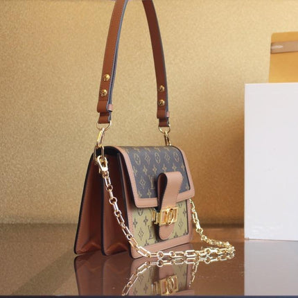 LV DAUPHINE MM 25 MONOGRAM CANVAS