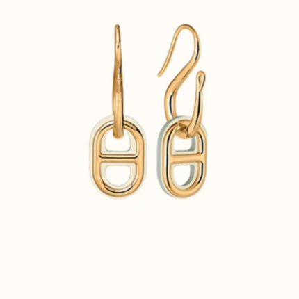 HM O'MAILLON GOLD EARRINGS