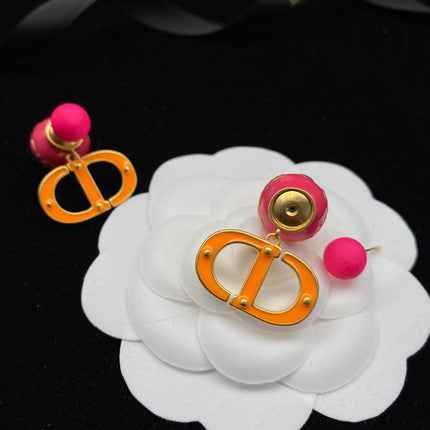 CD PEARL PINK GOLD EARRINGS