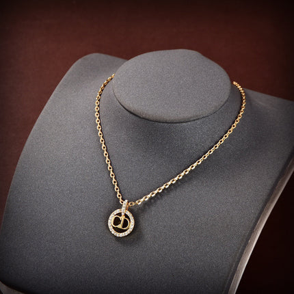 CD GOLD DIAMOND NECKLACE