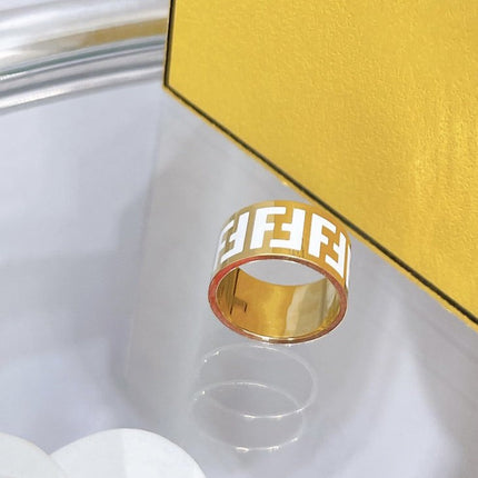 FOREVER FF GOLD RING