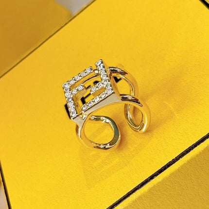 DOUBLE F GOLD DIAMOND RING