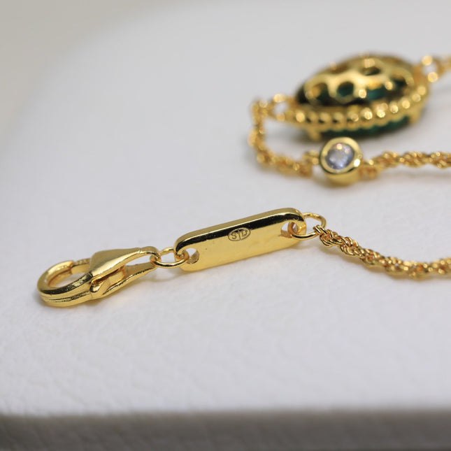 BOHEME MOP GOLD CHAIN BRACELET