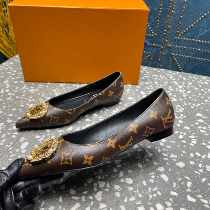 LV MET FLAT BALLERINA MONOGRAM