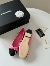 BALLET FLATS TAFFY BLACK LAMBSKIN
