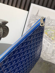 SENAT POCHETTE IN SKY BLUE GOYARDINE CANVAS
