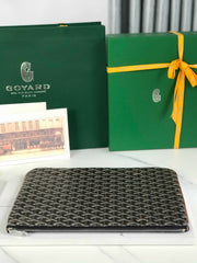 SENAT POCHETTE IN NAVY BLUE GOYARDINE CANVAS