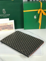 SENAT POCHETTE IN NAVY BLUE GOYARDINE CANVAS