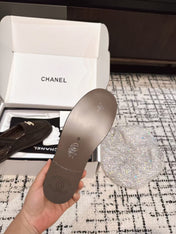 SLINGBACK LOAFER IN BROWN SUEDE AND SHEARLING