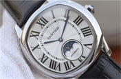 DRIVE DE CARTIER WHITE DIAL MOONPHASE