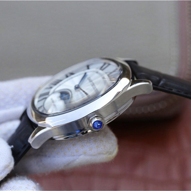 DRIVE DE CARTIER WHITE DIAL MOONPHASE