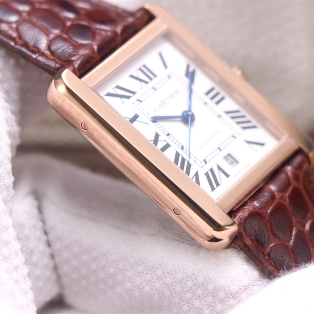 TANK SOLO XI W5200026 ROSE GOLD CASE BROWN LEATHER STRAP