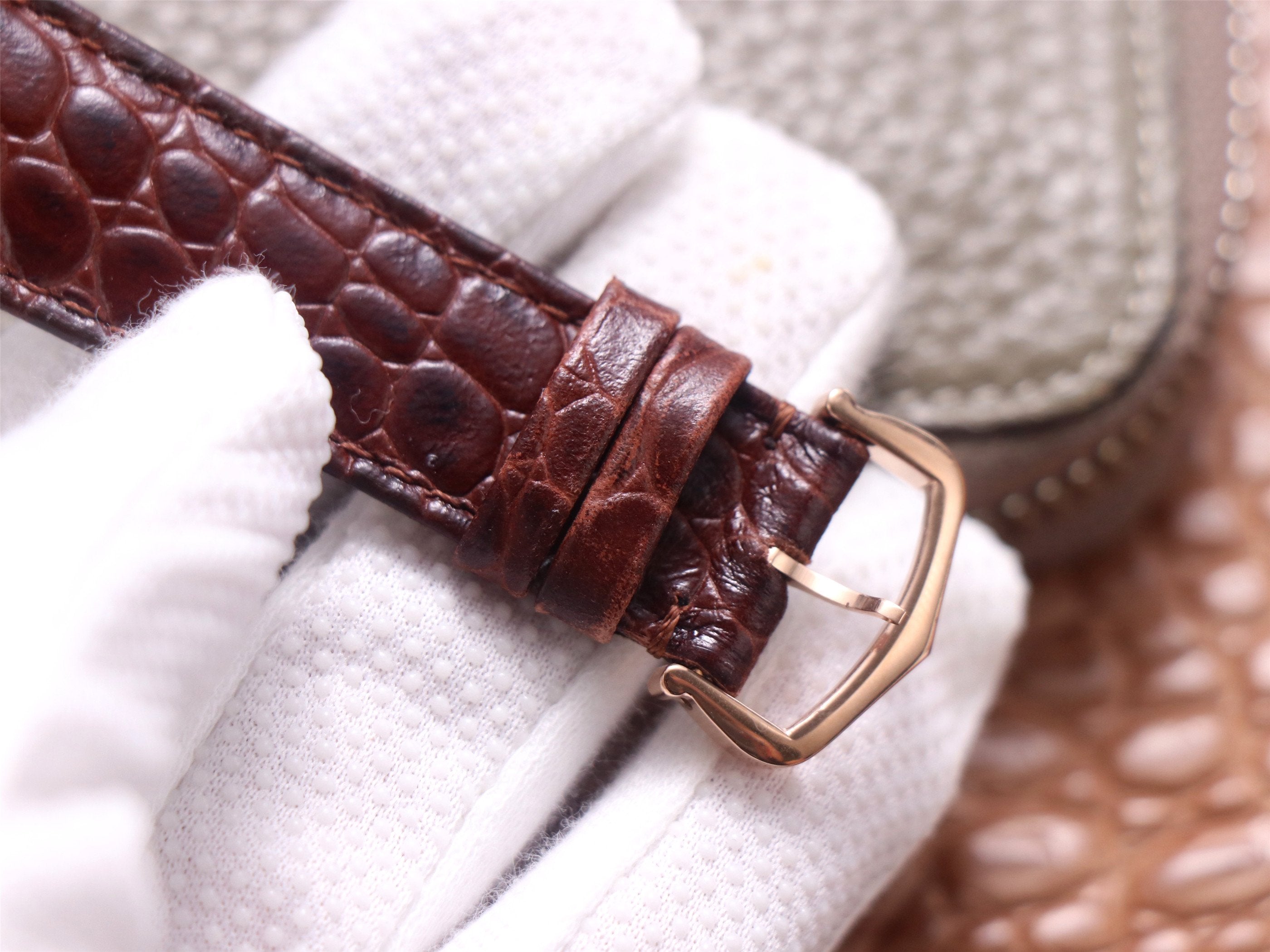 TANK SOLO XI W5200026 ROSE GOLD CASE BROWN LEATHER STRAP