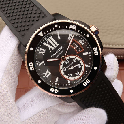 CALIBRE DIVER 42 AUTOMATIC BLACK CASE BLACK DIAL