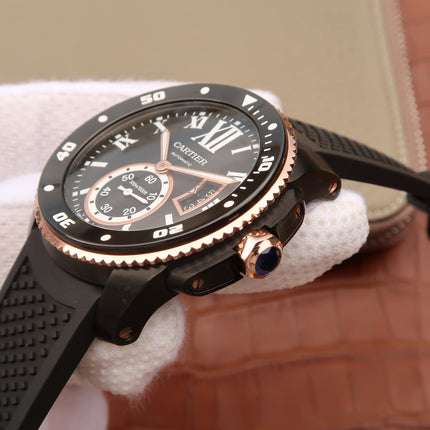 CALIBRE DIVER 42 AUTOMATIC BLACK CASE BLACK DIAL