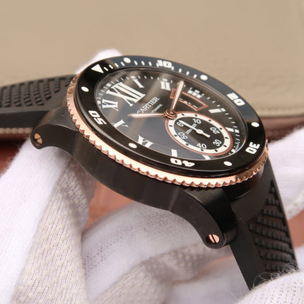 CALIBRE DIVER 42 AUTOMATIC BLACK CASE BLACK DIAL