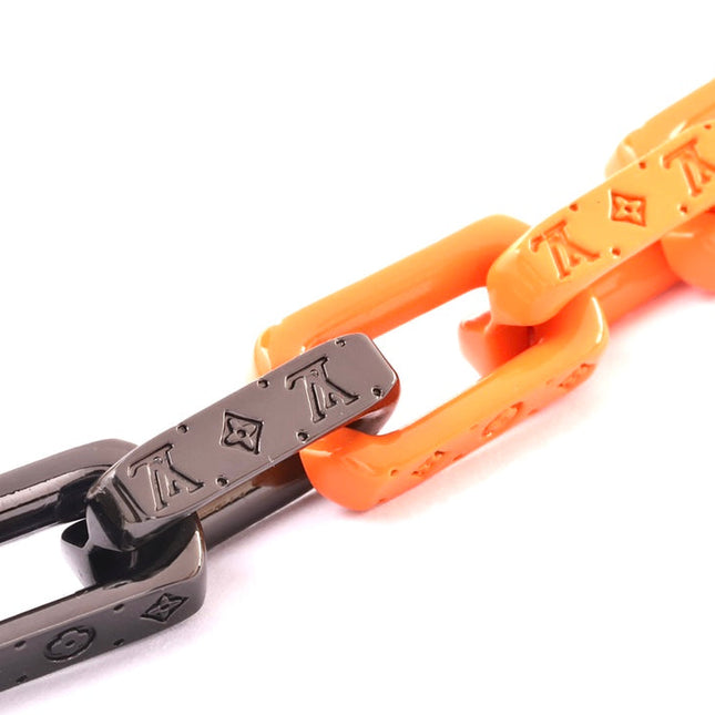 LV ORANGE BAMBOO SPLICING NECKLACE