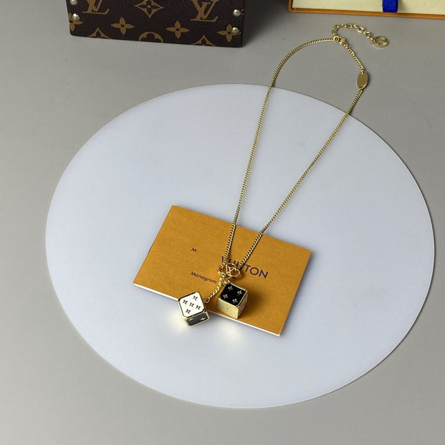 LV NEW DICE GAME ON NECKLACE