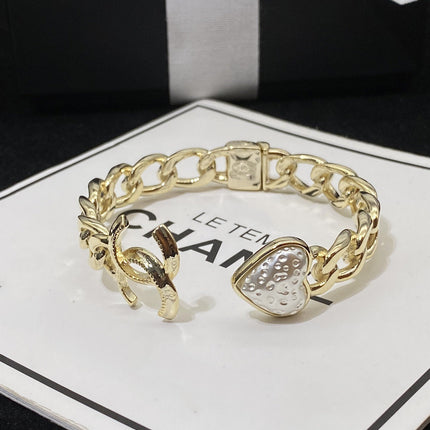 CC HEART GOLD DIAMOND BRACELET