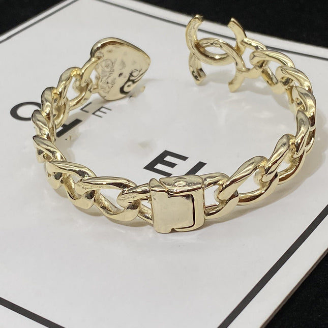 CC HEART GOLD DIAMOND BRACELET