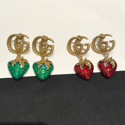 GG STRAWBERRY EARRINGS