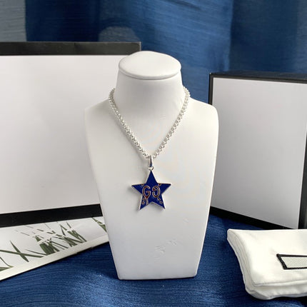 GHOST GG STAR PENDANT IN MIDNIGHT BLUE