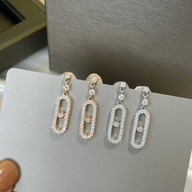 DORMEUSES MOVE UNO DIAMOND EARRINGS